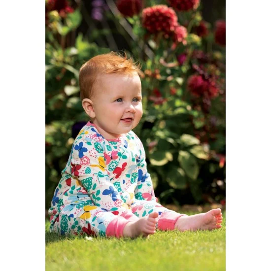 Frugi zipped hot sale babygrow